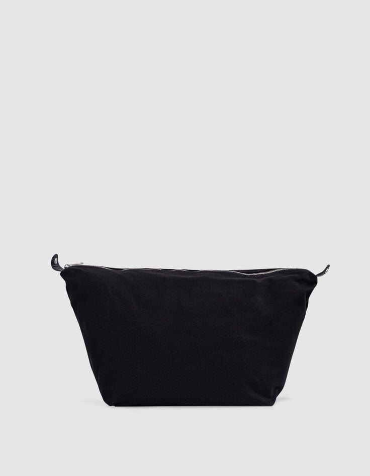 Ikks Sac Cabas 1440 écru Toile Motif Zébré Taille XL Femme