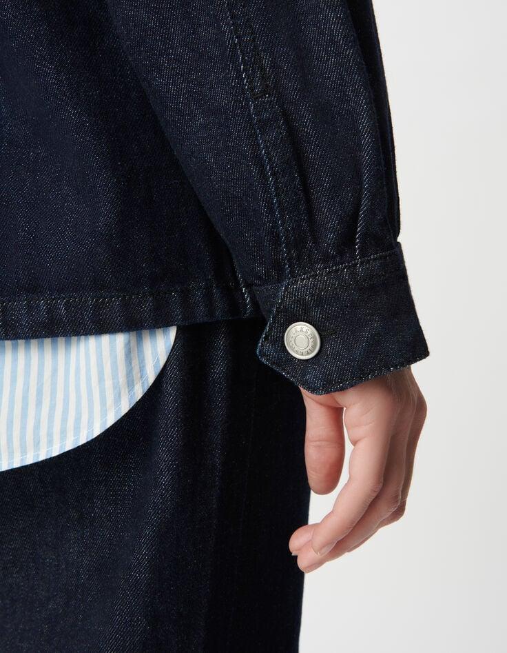 Ikks Saharienne En Jean Brut Coton Recyclé Zippée Femme