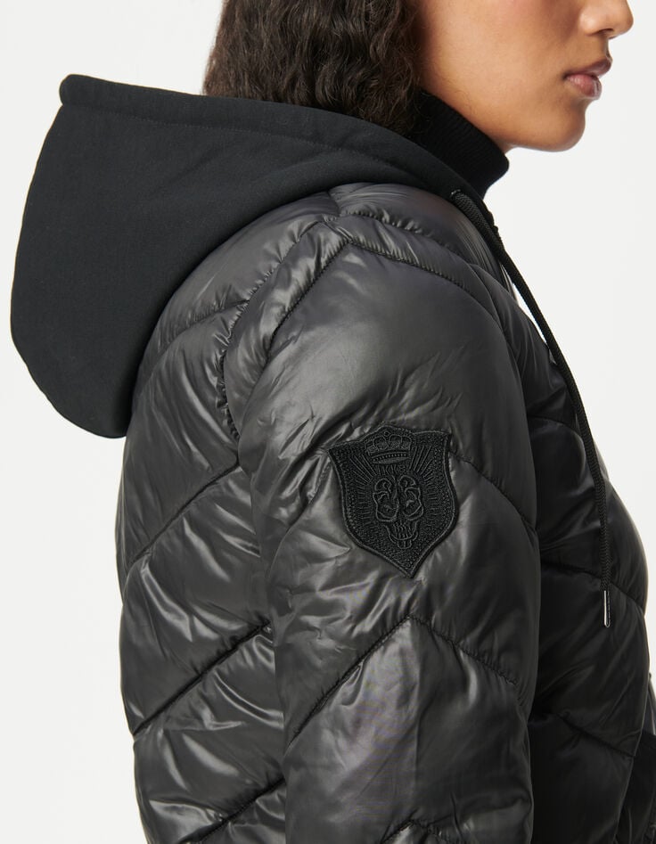 Ikks Sous-doudoune Longue à Capuche En Molleton Femme