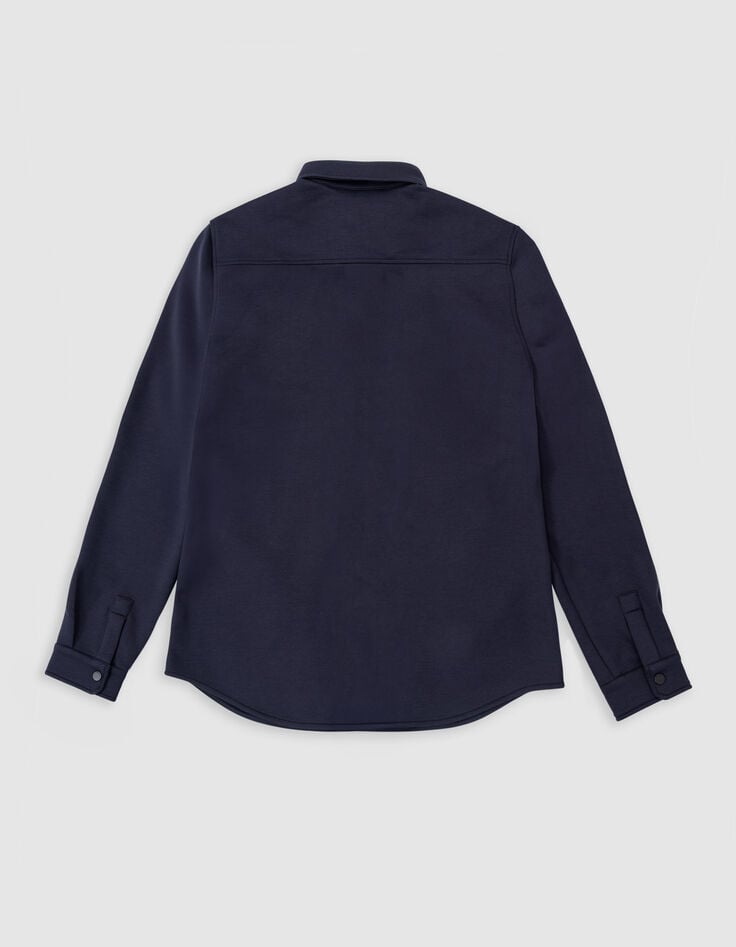 Ikks Surchemise Marine Poche Zippée EASY CARE Homme