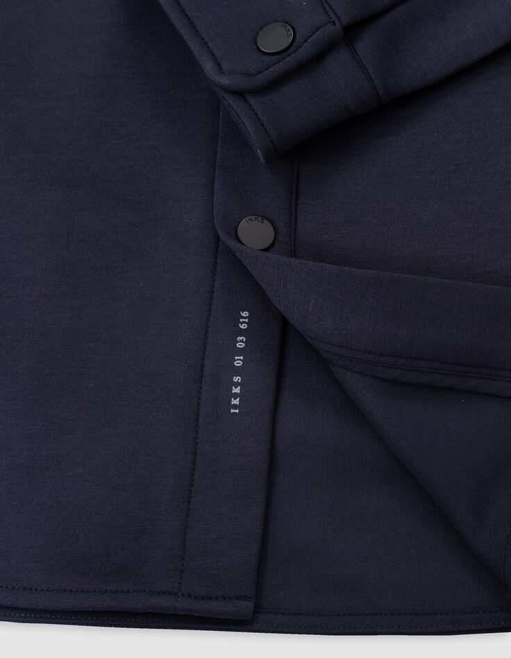 Ikks Surchemise Marine Poche Zippée EASY CARE Homme