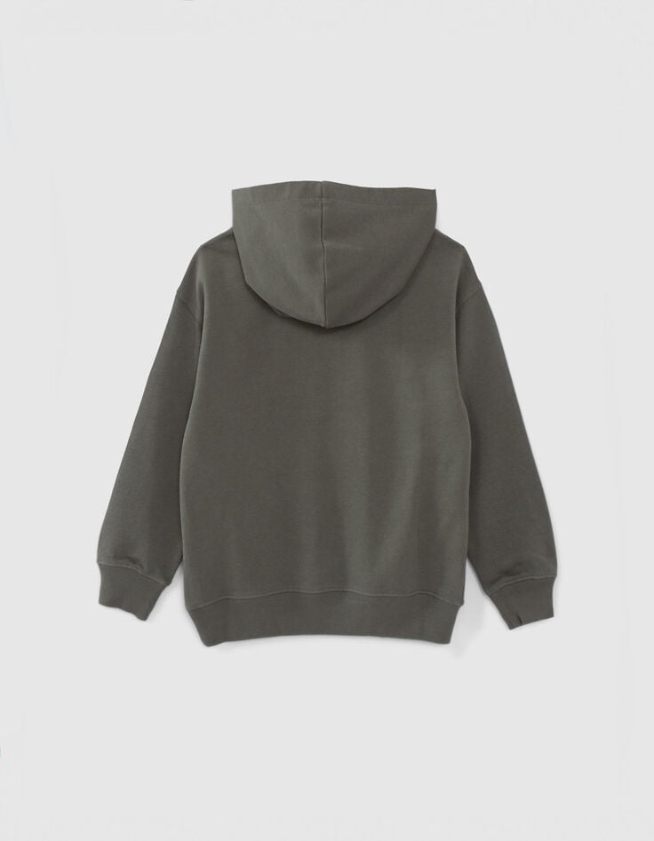 Ikks Sweat Kaki Chevrons Usés Sur Motif Camouflage Garçon