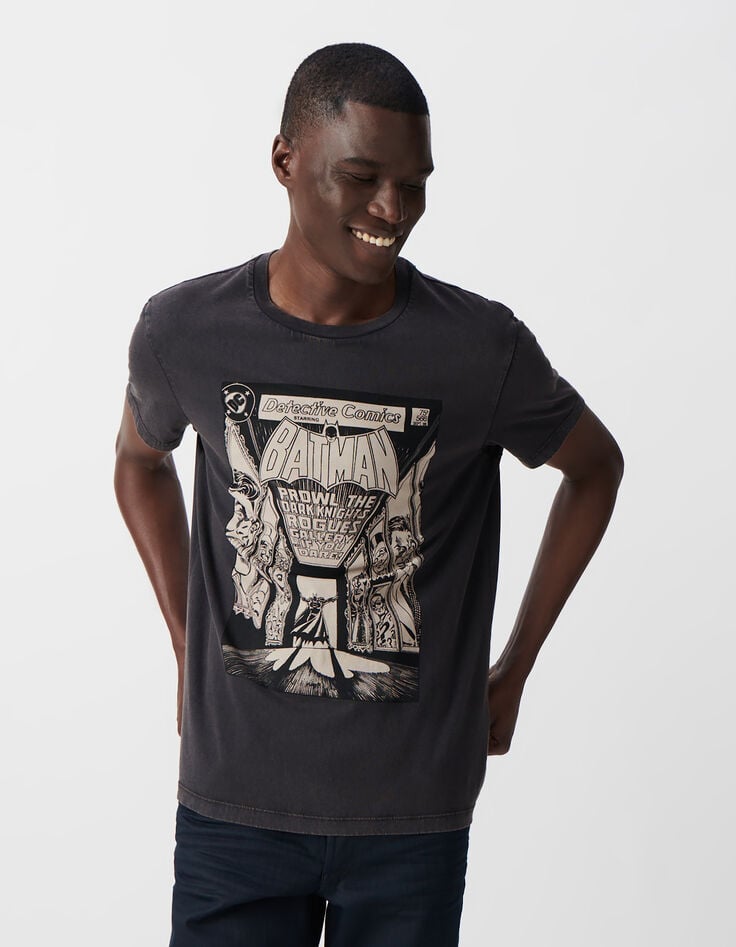Ikks T-shirt Gris Visuel Comics IKKS X BATMAN Homme