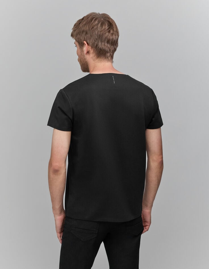 Ikks T-shirt Noir Bords Thermocollés DRY FAST Homme