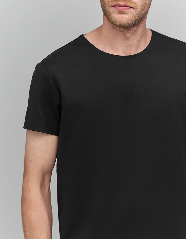 Ikks T-shirt Noir Bords Thermocollés DRY FAST Homme