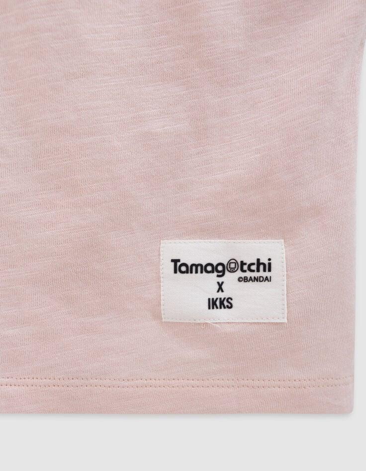 Ikks T-shirt Rose Bio Sequins TAMAGOTCHI X IKKS Fille