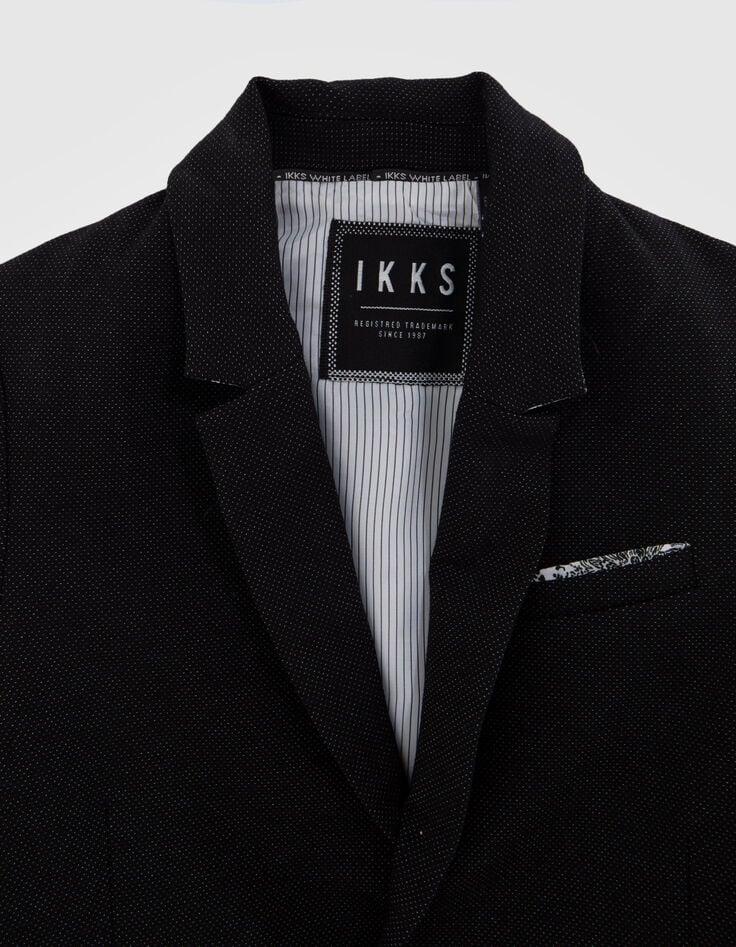 Ikks Veste De Costume Cérémonie Noire Faux-uni Garçon