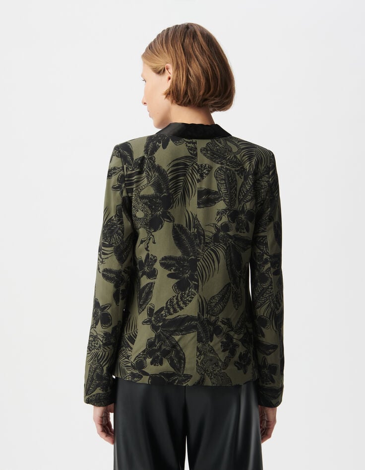 Ikks Veste De Costume Kaki LENZING™ ECOVERO™ Maxi Jungle Femme