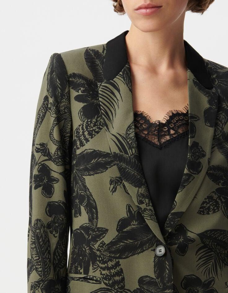 Ikks Veste De Costume Kaki LENZING™ ECOVERO™ Maxi Jungle Femme