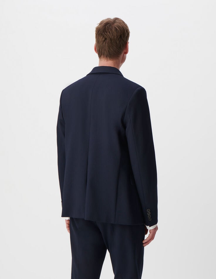 Ikks Veste De Costume LARGE Marine Maille Milano Homme