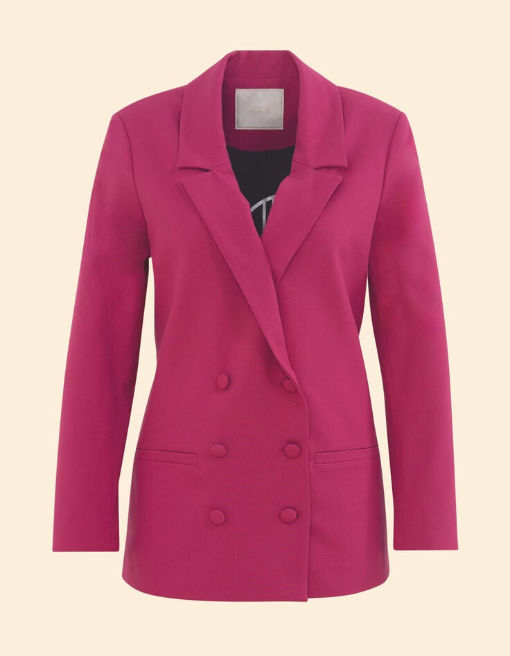 Ikks Veste De Costume Rose Boutonnage Croisé I.Code