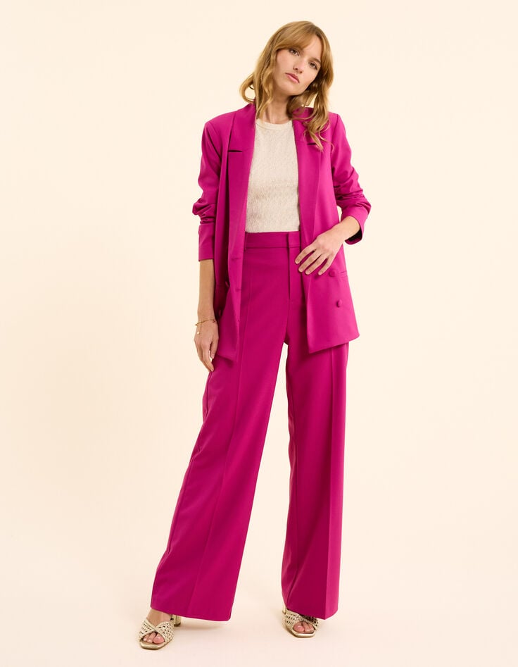 Ikks Veste De Costume Rose Boutonnage Croisé I.Code