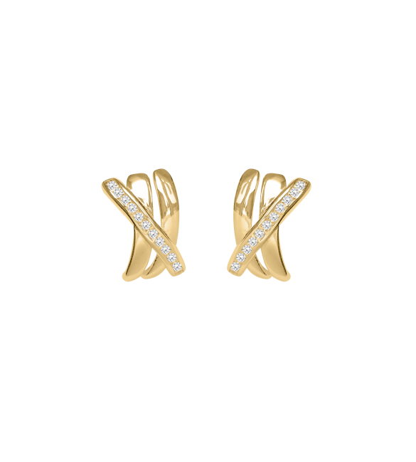 ikps bijoux Boucles d'oreilles plaquée or EHD488B-1