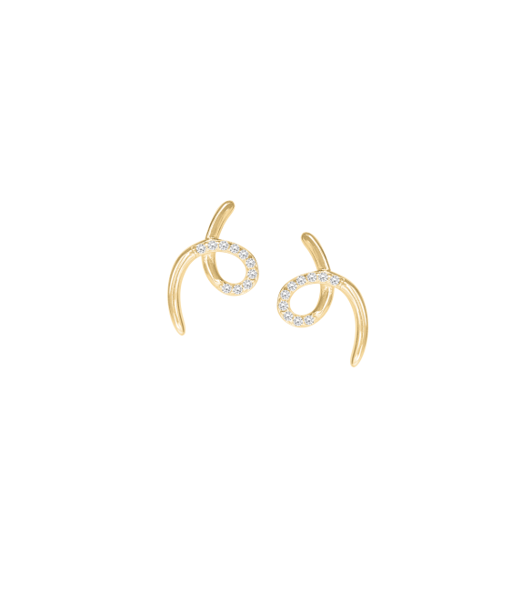 ikps bijoux Boucles d'oreilles plaquée or EHD497B-1