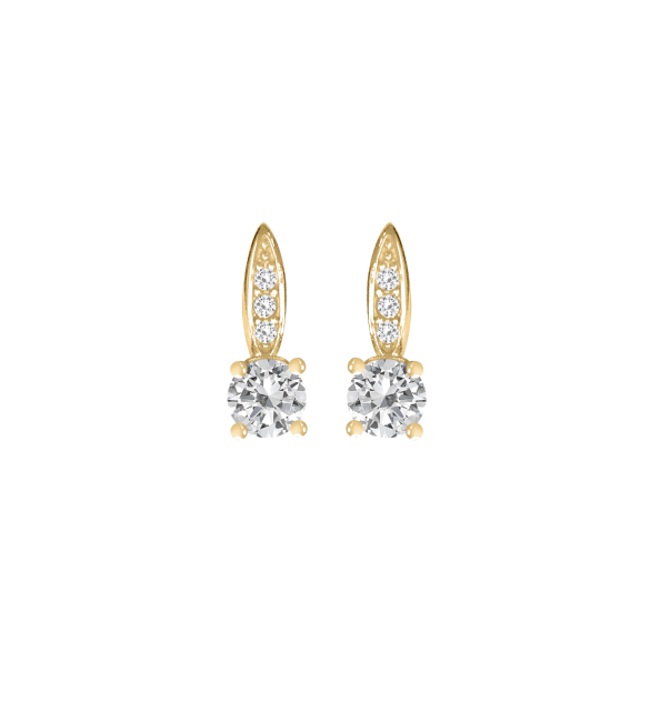 ikps bijoux Boucles d'oreilles plaquée or EHD514B-1