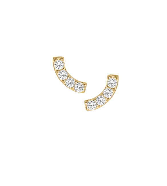 ikps bijoux Boucles d'oreilles plaquée or EHD517B-1