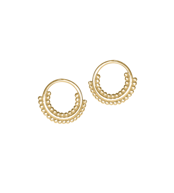 ikps bijoux Boucles d'oreilles plaquée or EHD522B-1