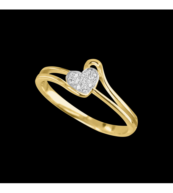 ikps bijoux Bague Plaqué or CHJ030-1