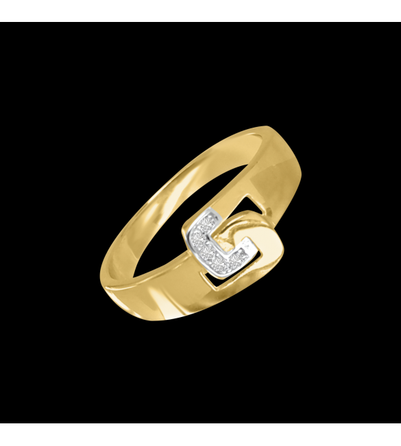 ikps bijoux Bague Plaqué or CHJ032-1