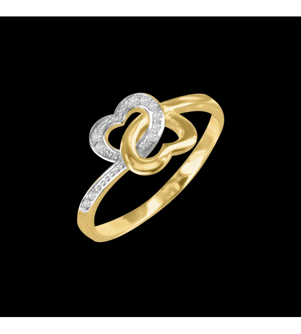 ikps bijoux Bague Plaqué or CHJ042-1