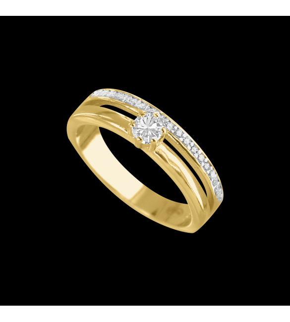 ikps bijoux Bague Plaqué or GCJ637-1