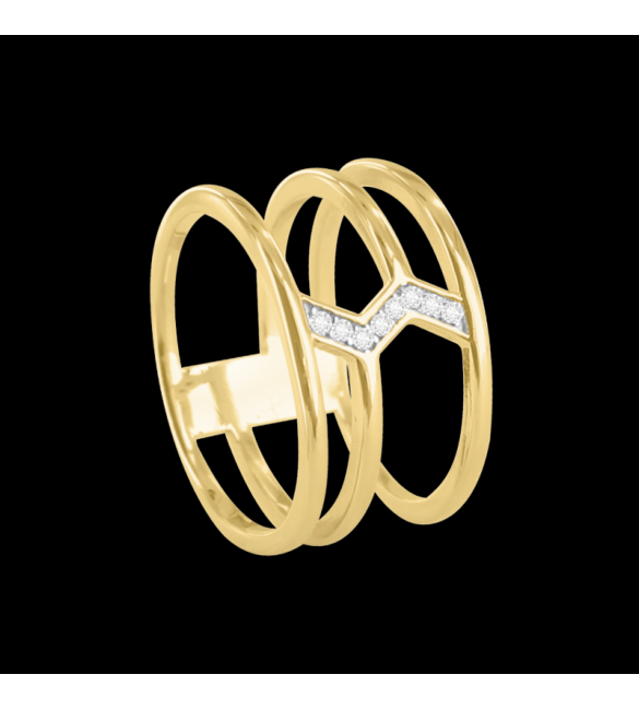 ikps bijoux Bague Plaqué Or GCJ933-1