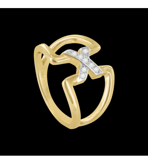 ikps bijoux Bague Plaqué Or GCJ942-1