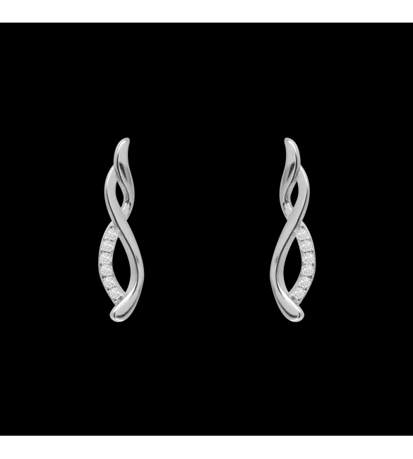 ikps bijoux Boucle d'oreille argent CHE018