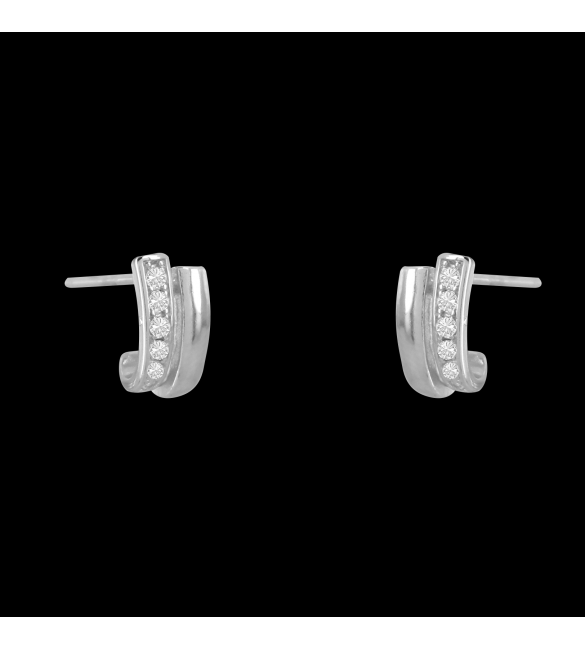 ikps bijoux Boucle d'oreille argent CHE022