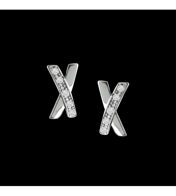 ikps bijoux Boucle d'oreille argent CHE023