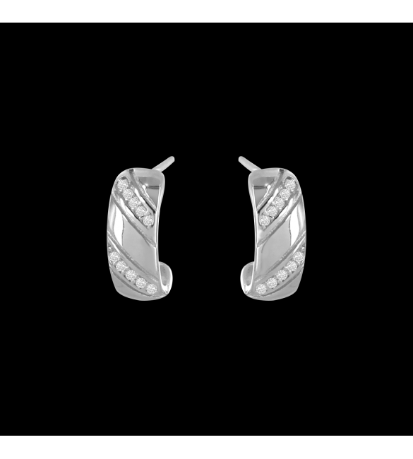 ikps bijoux Boucle d'oreille argent CHE103