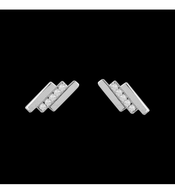 ikps bijoux Boucle d'oreille argent CHE107