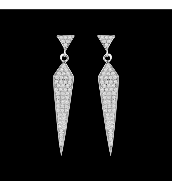 ikps bijoux Boucle d'oreille argent CHE111