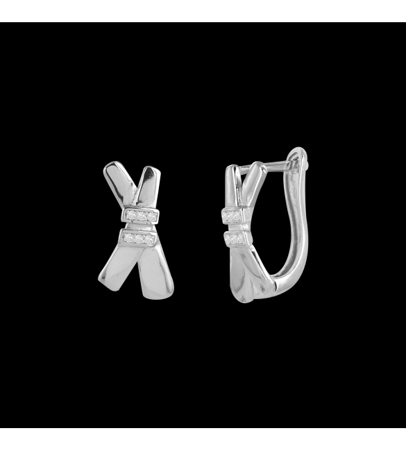 ikps bijoux Boucle d'oreille argent CHE123