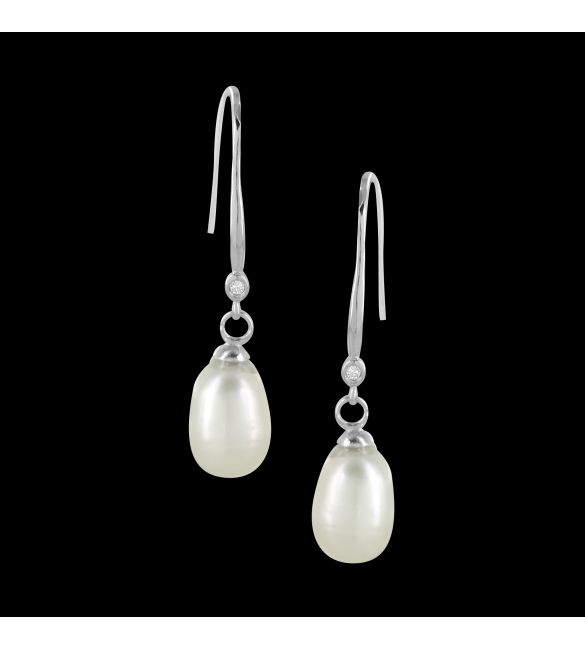 ikps bijoux Boucle d'oreille argent / perle E1179870