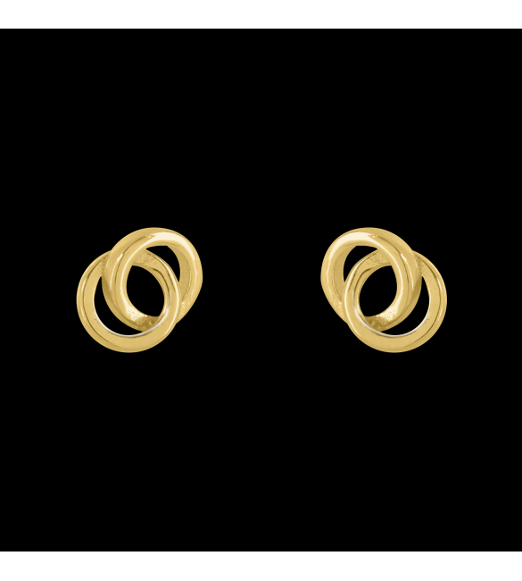 ikps bijoux Boucle d'oreille Plaqué or CHE036-1