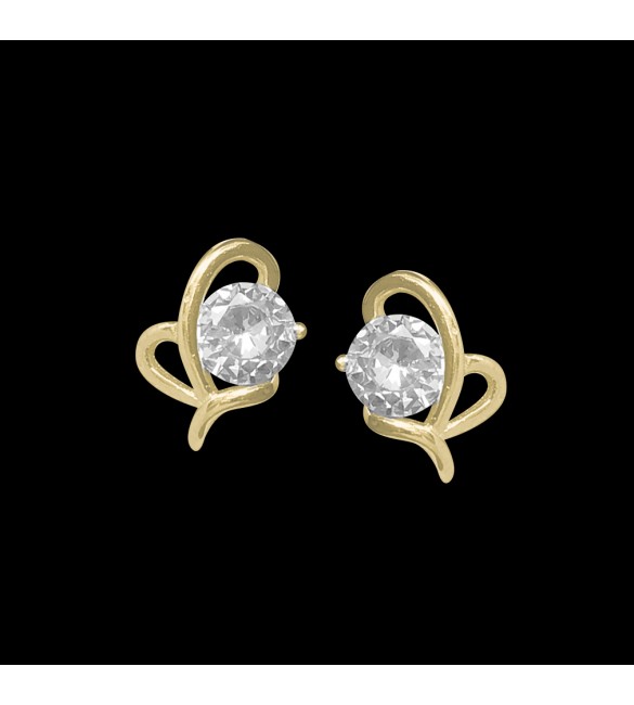 ikps bijoux Boucle D'Oreille Plaqué Or EHD433T-1