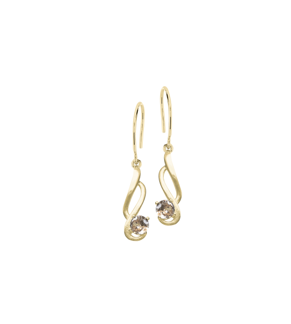 Ikps Bijoux Boucle D'Oreille Plaque Or EHD436T-1CH