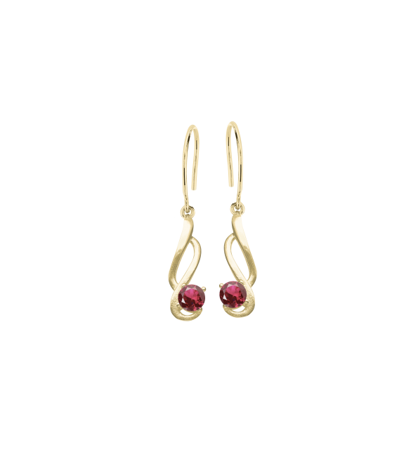 ikps bijoux Boucle D'Oreille Plaque Or EHD436T-1R