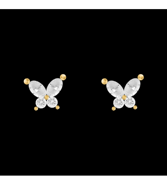 ikps bijoux Boucle d'Oreille Plaqué Or GCE247-1