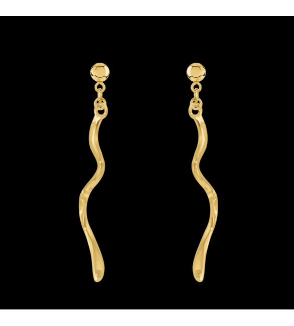 ikps bijoux Boucle d'oreille plaqué or GCE319-1