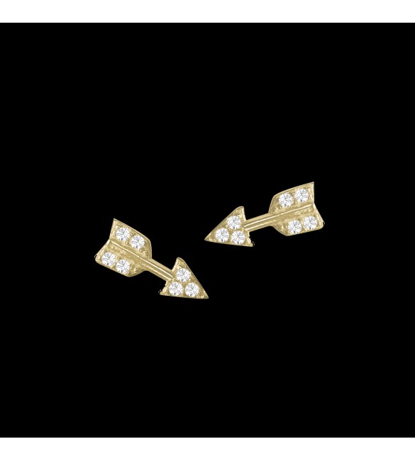 ikps bijoux Boucles D'Oreilles Plaqué or EHD295T-1