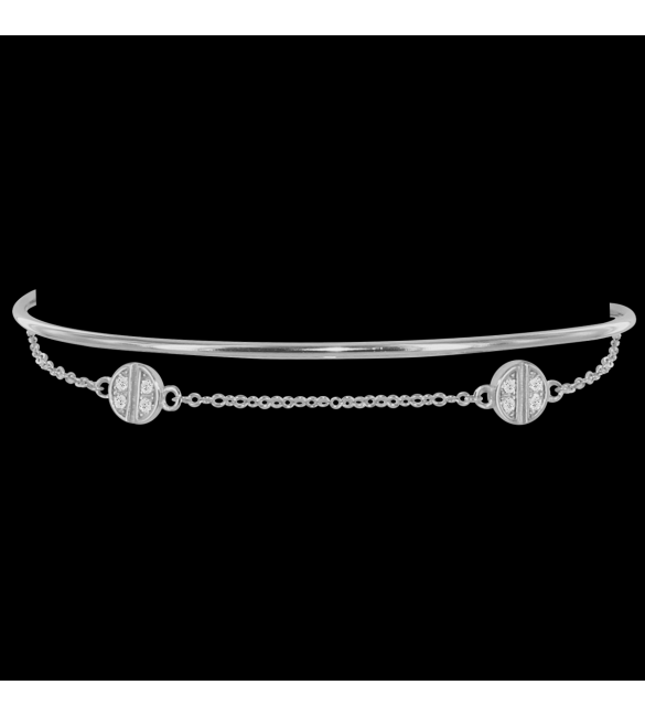 ikps bijoux Bracelet jonc argent 60CHZ018