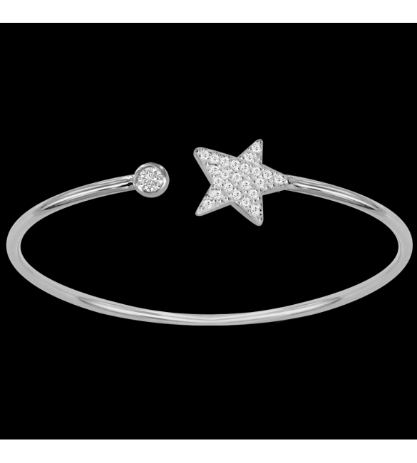 ikps bijoux Bracelet jonc argent CHZ052