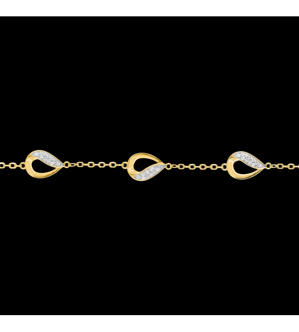 ikps bijoux Bracelet Plaqué or CHL047-1