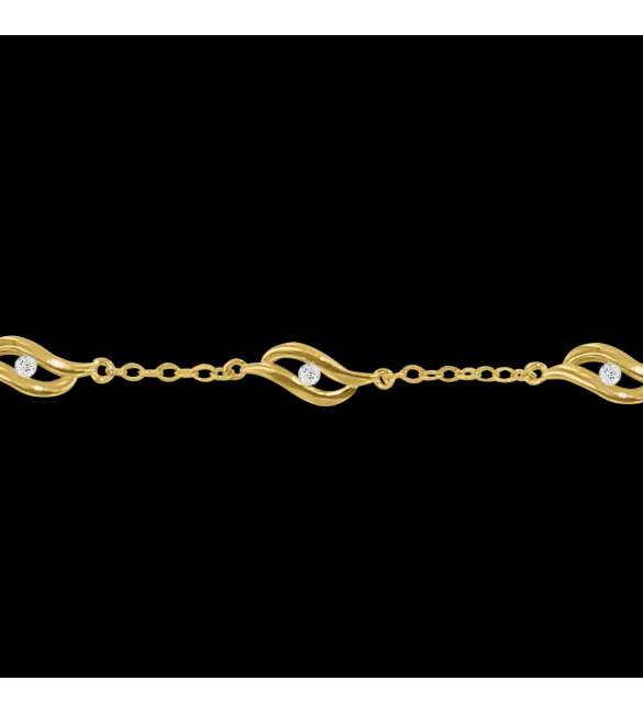 ikps bijoux Bracelet Plaqué Or GCL252-1