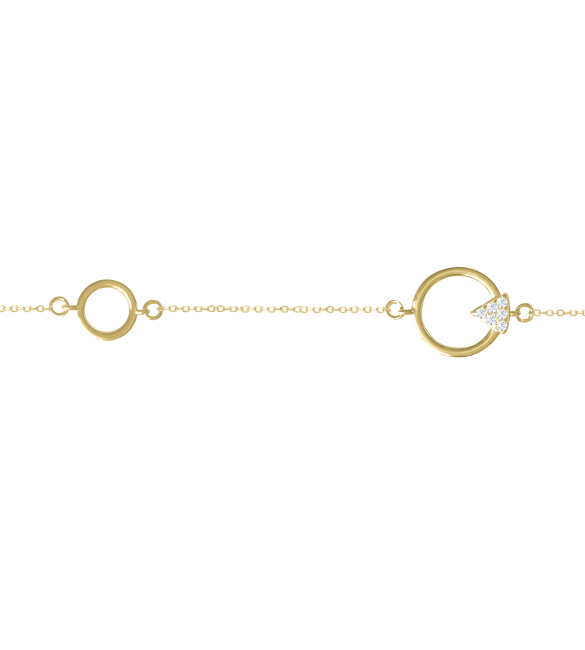 Ikps Bijoux Bracelet Plaqué Or LHD145T-1