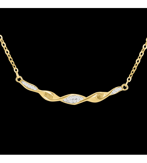 ikps bijoux Collier plaqué or CHT055-1