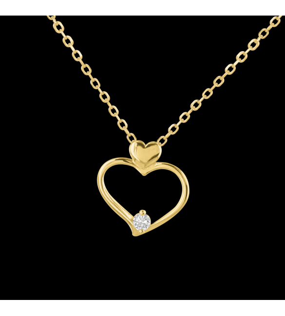 ikps bijoux Collier Plaqué or CHT178-1