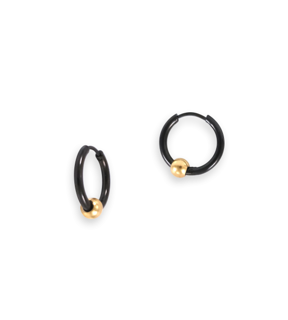 ikps bijoux Créoles CRENOIRE